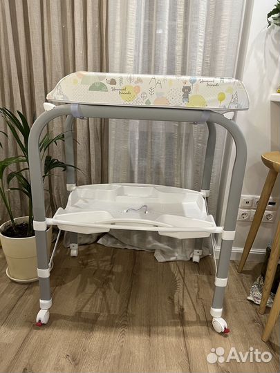 Пеленальный столик с ванночкой Cam Cambio