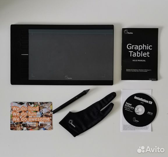 Графический планшет parblo A610