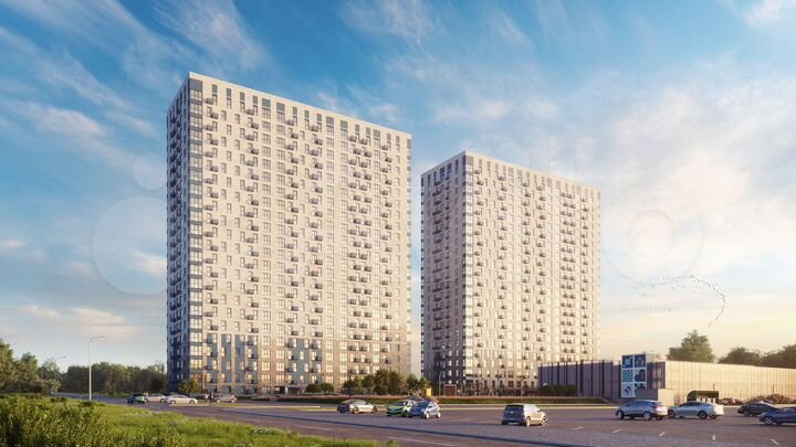 2-к. квартира, 56,5 м², 3/23 эт.