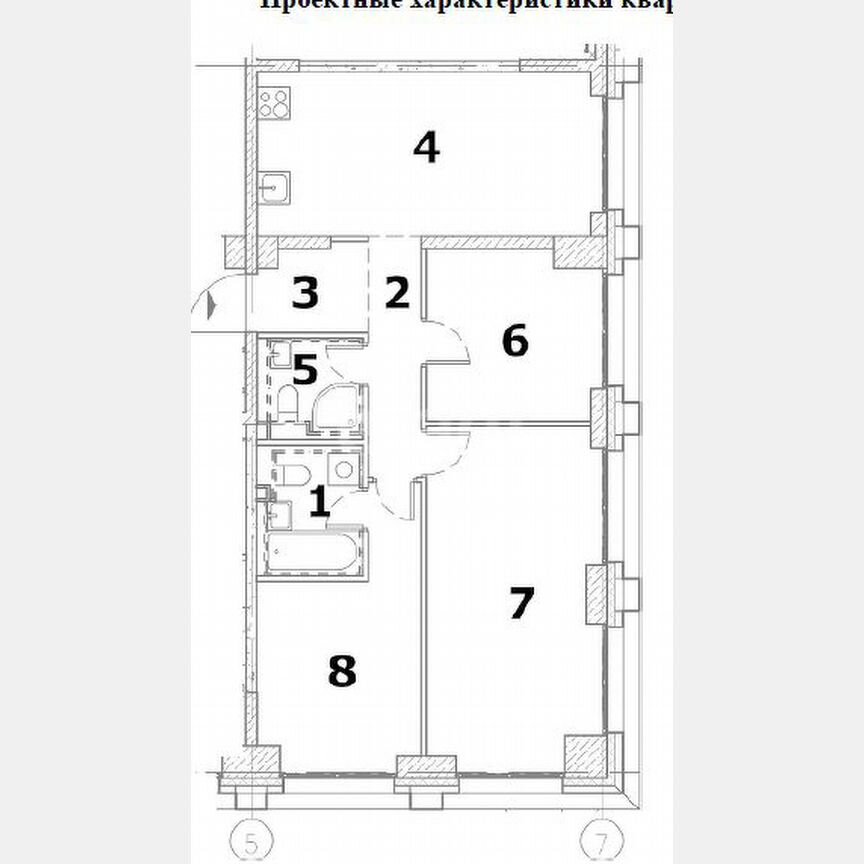 3-к. квартира, 79,6 м², 7/25 эт.
