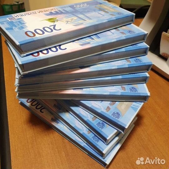 2000Р Блокноты 10 шт новые с отрывным листом