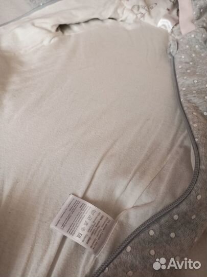 Флисовый комбинезон для девочки поддева Babygo 74