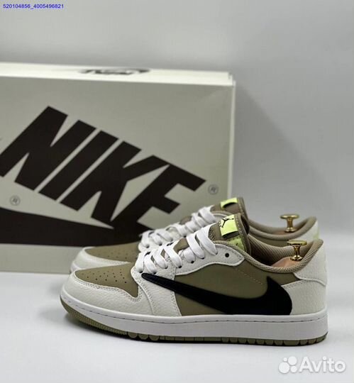 Мужские Nike Air Jordan 1 Low X Travis Scott (Арт