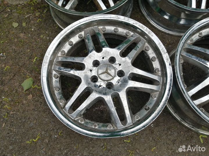 Литые диски R-18 на Мерседес S класс W140