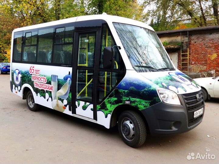 Оклейка транспорта рекламой Брендирование авто