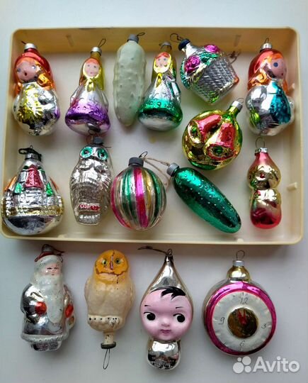 Елочные игрушки СССР
