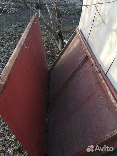 Ворота гаражные металлические бу