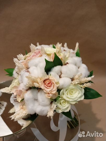 Букет невесты + бутоньерка