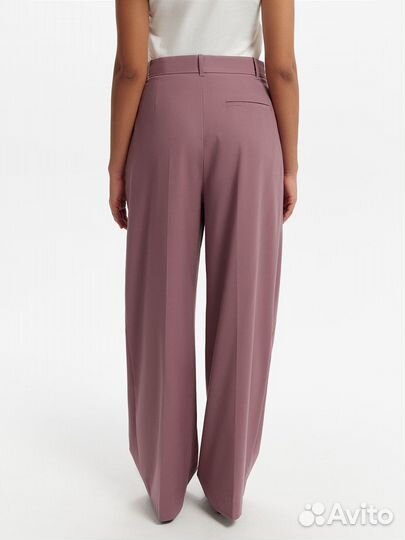 Брюки палаццо С защипами