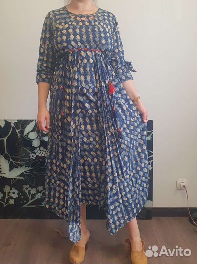 Этнические платья бохо из ОАЭ ручная работа хлопок