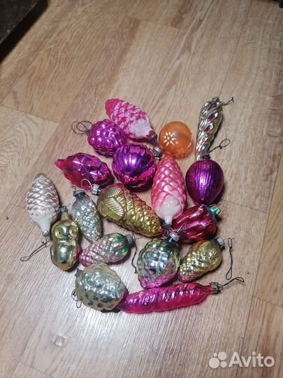 Игрушки ёлочные советские