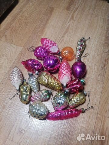 Игрушки ёлочные советские