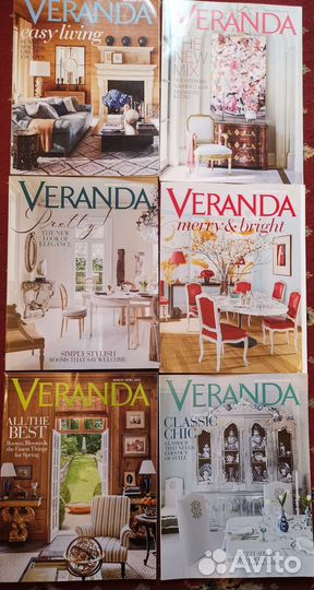 Журнал ад AD, Veranda House Beautiful из США