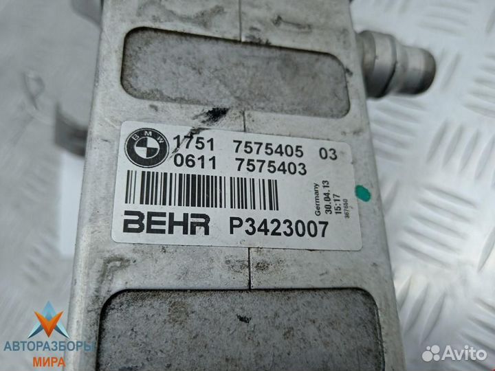 Интеркулер BMW 7 F01/F02 2009 13717575405