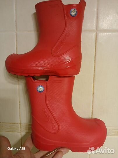 Детские резиновые сапоги 24 размер