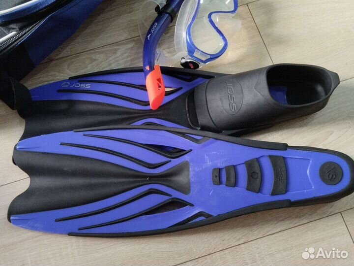 Ласты для плавания+маска+сумка