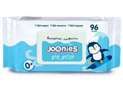 Joonies Влажные салфетки детские Marshmallow с клапаном, 96 шт. #416029, Москва