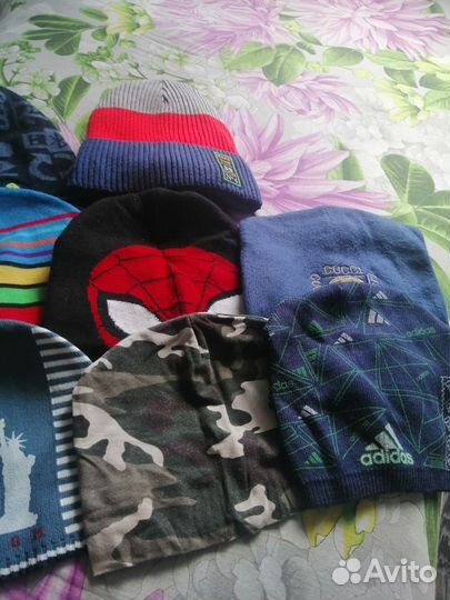 Комплект шапка и шарф для мальчика