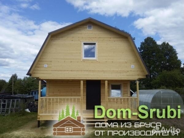 Карабаново-Хорошая надёжная Баня из бруса Б-13 6х6