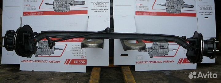 Подвеска передняя Газель в сборе ось мост