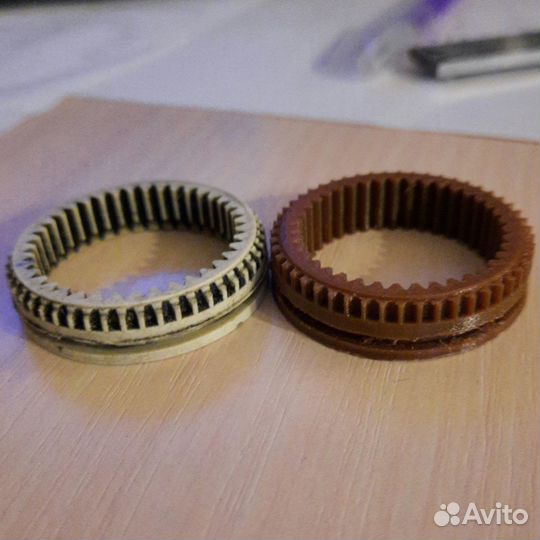 Ремкомплекты шестеренок и узлов из пластика PetG