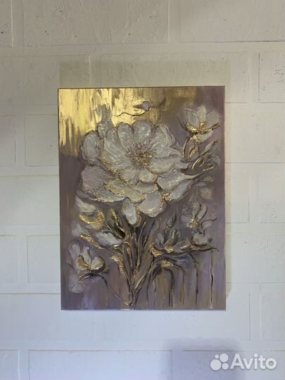 Интерьерная картина цветы