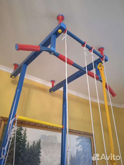 Спортивный уголок.Шведская стенка бу с матом