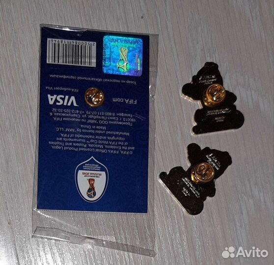 Значок Забивака к Чемпионату мира по футболу 2018