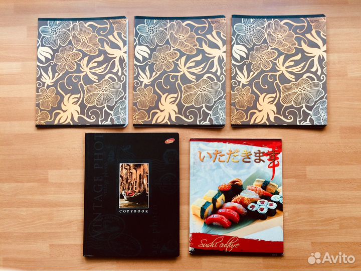 Тетради предметные и общие в клетку