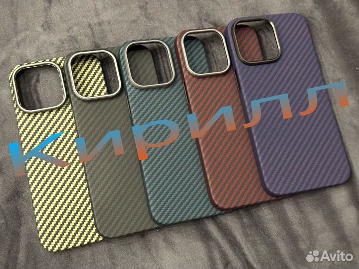 Чехол kevlar на iPhone 11/12/13/14 pro max карбон