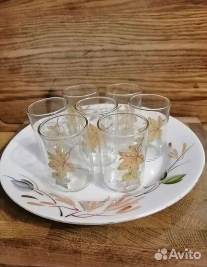 Стопки стеклянные СССР 