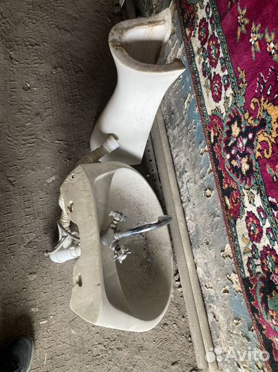 Раковина с пьедесталом бу