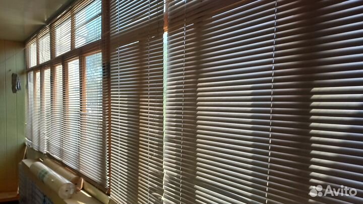 Жалюзи горизонтальные алюминиевые бу