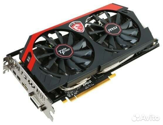 Видеокарты msi Radeon r9 280x (рабочая)