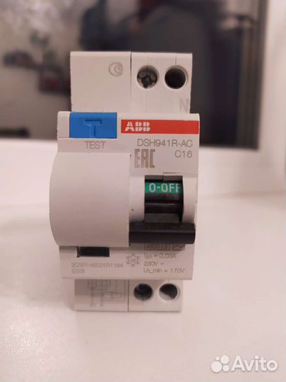 Дифференциальный автомат ABB dsh941r C16