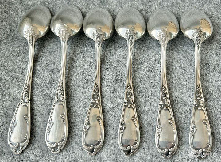 Ложки столовые, посеребрение, Франция