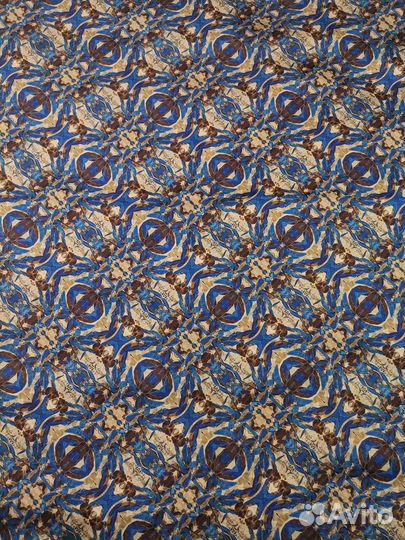 Искусственный Шелк Армани с принтом