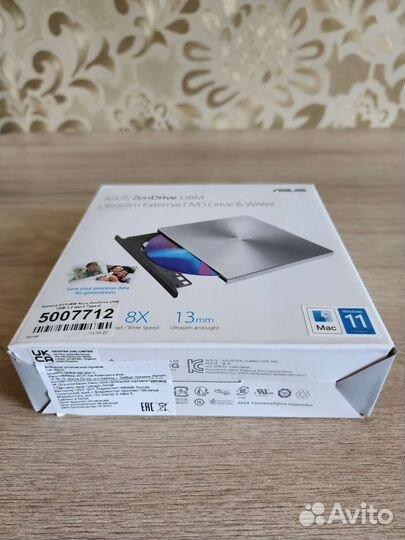 Привод DVD-RW asus ZenDrive U8M