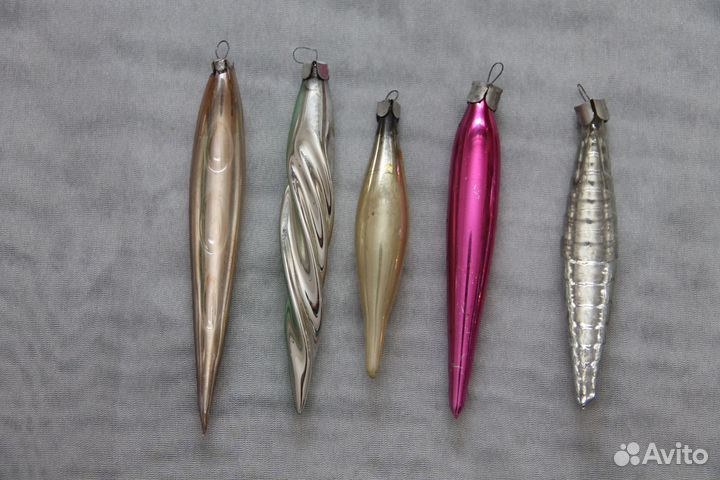 Елочные игрушки СССР одним лотом 71 шт