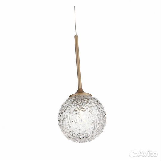 Люстра металл и стекло детская современная