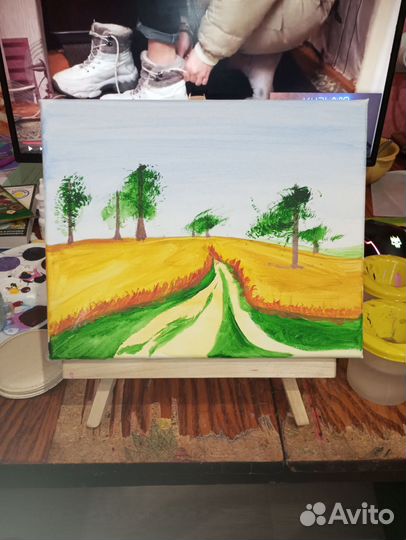 Картины акрилом на холсте