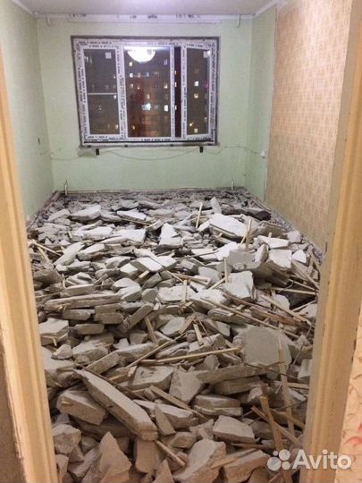 Демонтаж.Демонтажные работы в квартирах