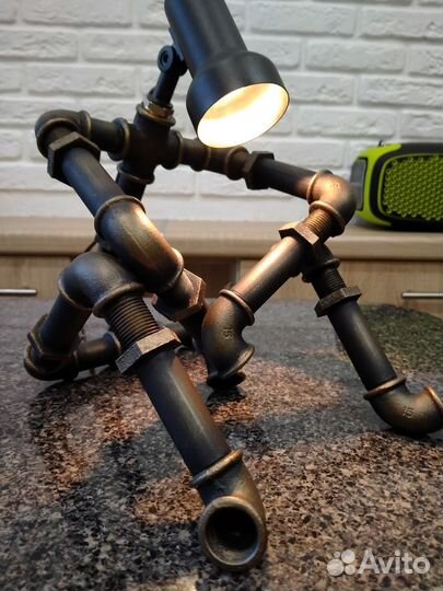 Стимпанк лампа