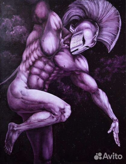 Картина маслом на холсте большая, 1*1,5 и 1,5*2 м