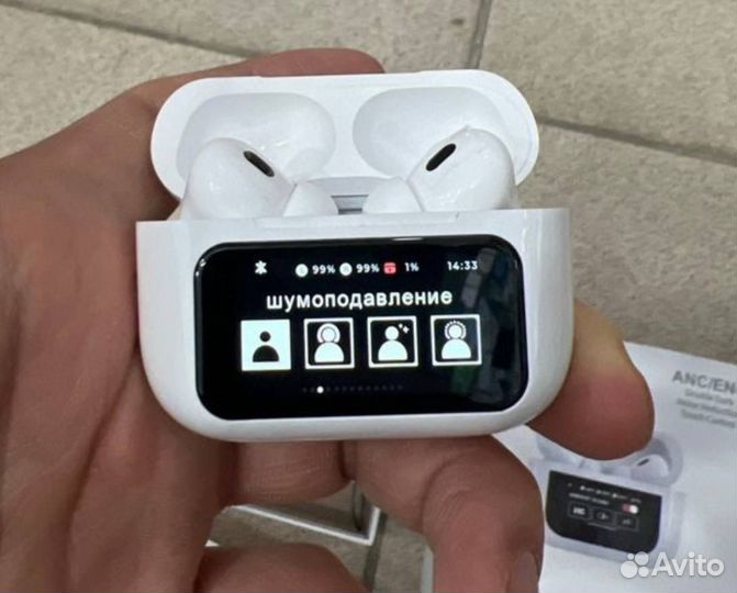 Наушники air pods pro 2 с экраном