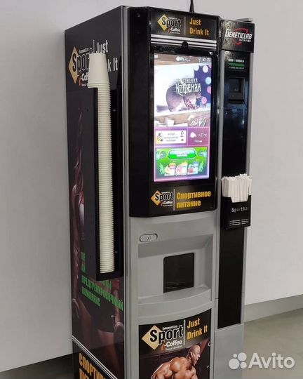 Автомат протеиновых коктейлей iSportBar