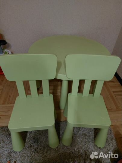 Детской стол и стулья IKEA