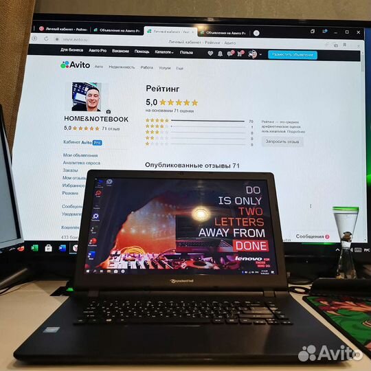 Бизнес ноутбук 15.6 SSD RAM4GB