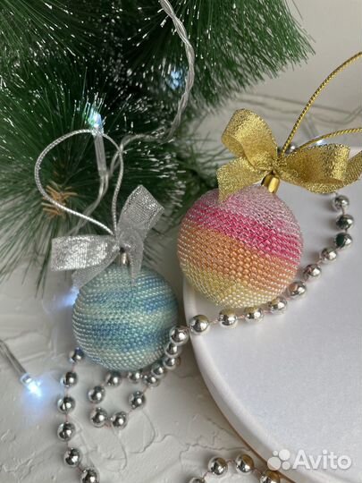Ёлочные игрушки ручной работы