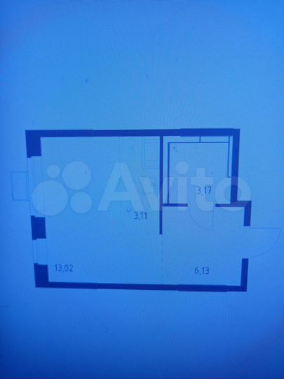 Квартира-студия, 25,1 м², 16/17 эт.